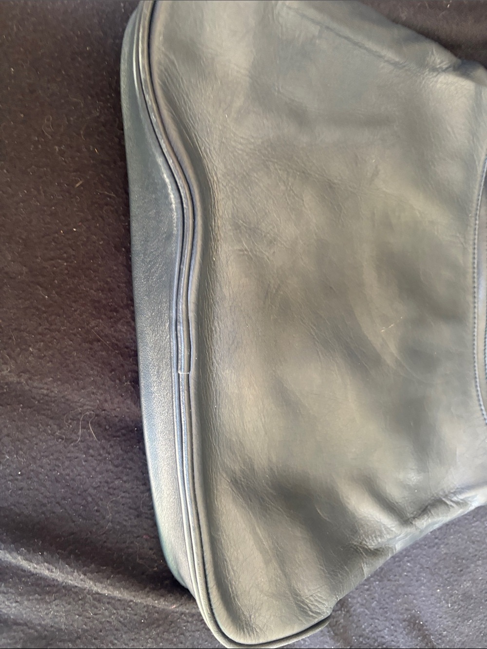 Vintage Y2K Perlina New York Leather Bag.